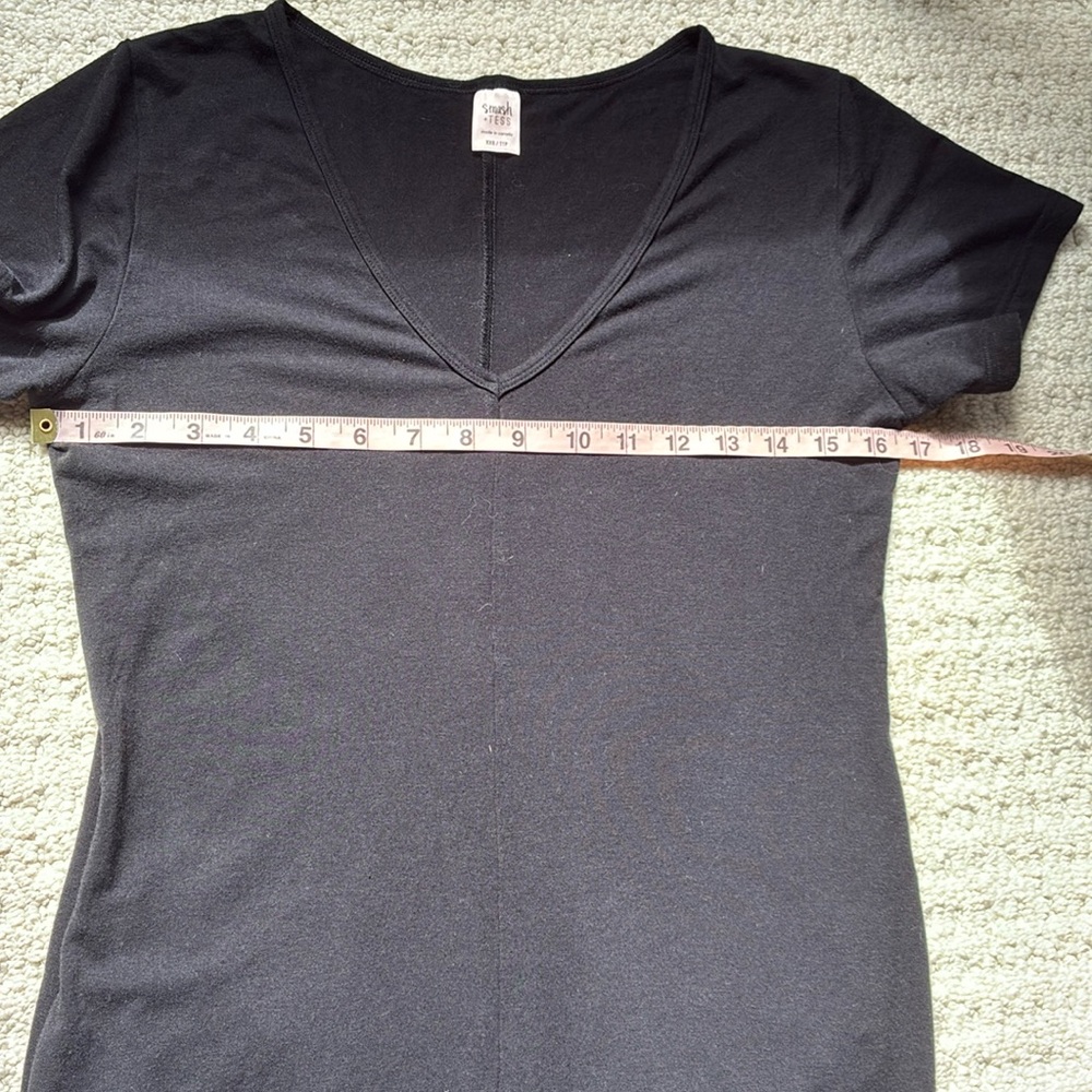 Smash + Tess Women’s Black Short Sleeve Sunday Bamboo Romper Jumpsuit Size XXS - Picture 9 of 12